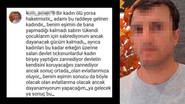 'Bir kadın ölüyorsa hak etmiştir' diyen şahıs tutuklandı!