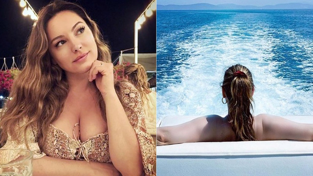 Kelly Brook sevgilisiyle Bodrum'da tatil yapıyor