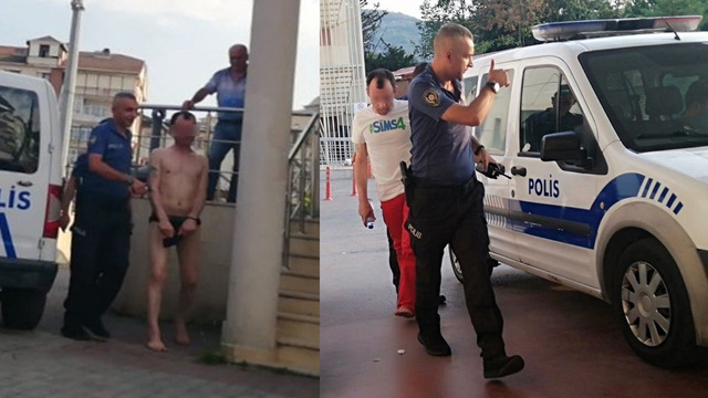 Gölcük'te çıplak şahıs alarmı!