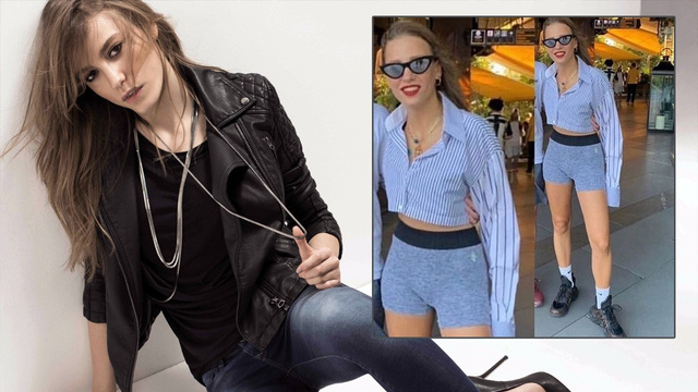 Serenay Sarıkaya AVM stiliyle şaşırttı!