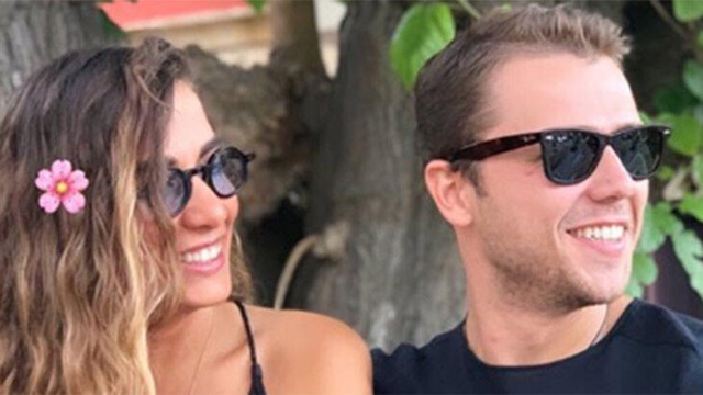 Tolga Sarıtaş ve Zeynep Mayruk'un keyfi yerinde