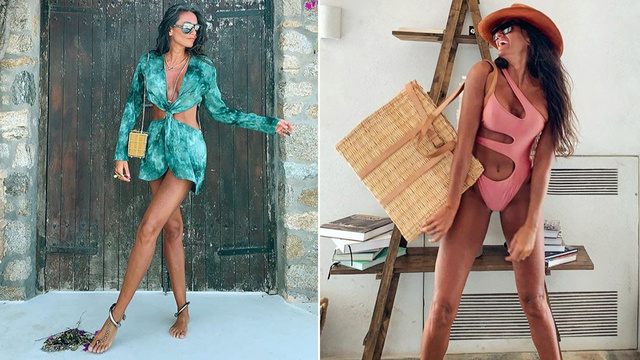 Eda Taşpınar İtalya tatilinde cesaretini konuşturdu