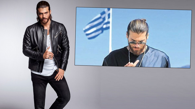 Can Yaman'ın 'orta parmak' pozu Yunanistan'ı kızdırdı
