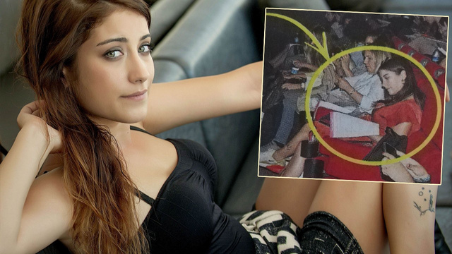 Hazal Kaya bebeği için seminere katıldı