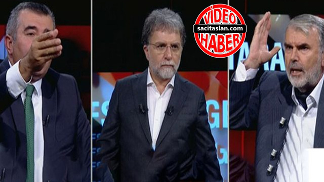 Canlı yayında birbirlerine bela okudular!