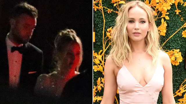 Güzel aktris Jennifer Lawrence evlendi