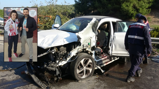 Şampiyona dönüşü kahreden trafik kazası!