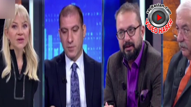 Canlı yayında soğuk rüzgarlar esti