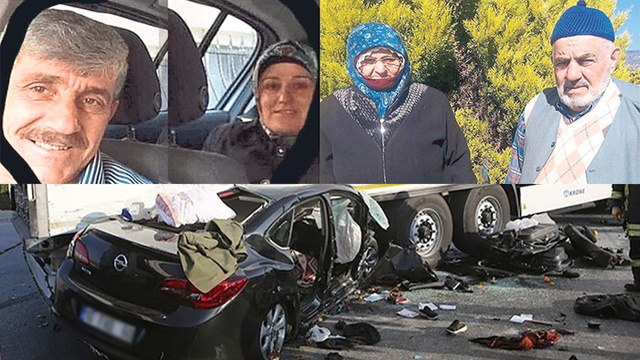Trafik kazasında bir aile yok oldu!