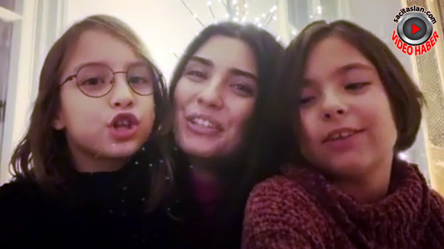 Tuba Büyüküstün ve kızlarından sürpriz paylaşım