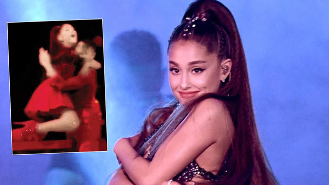 Ariana Grande topuklunun azizliğine uğradı