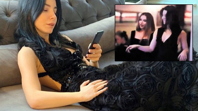 Dostlarını silen Merve Boluğur göbek attı!
