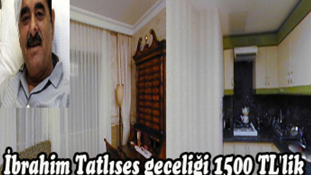 İbrahim Tatlıses'in tedavi göreceği suit daire..