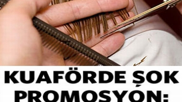 Kuaförde şok promosyon: Esrar