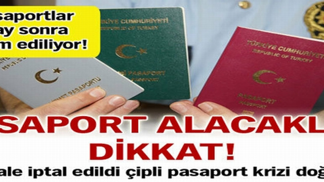 Pasaport alacaklar dikkat!
