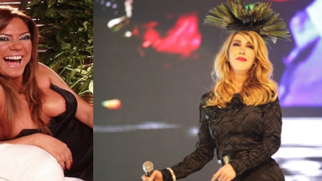 İzel'den Hande Yener'e zeytin dalı