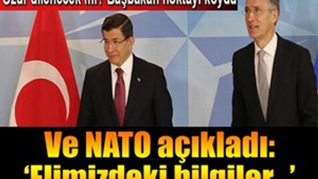 Stoltenberg ve Başbakan Davutoğlu'ndan flaş açıklamalar