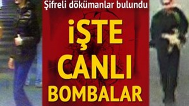 Canlı bombaların görüntüsü: Kışlık montlarla gelmişler