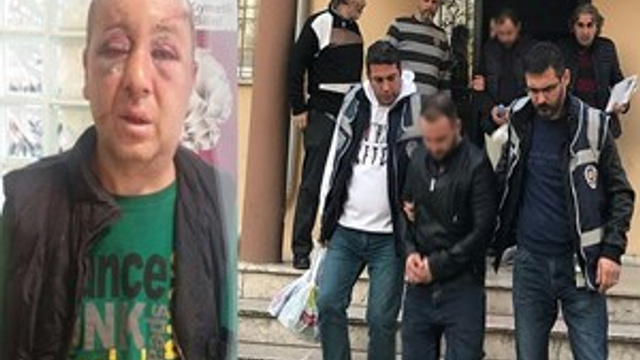 Genç adamı feci şekilde dövdüler!
