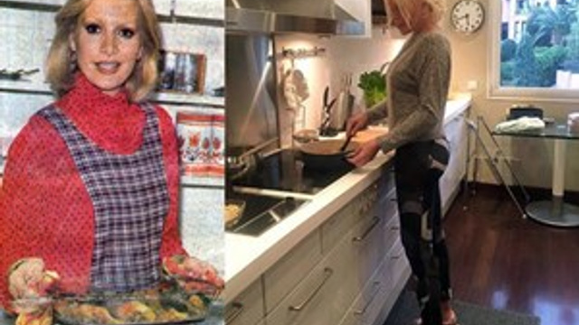Ajda Pekkan taytı giydi mutfağa girdi