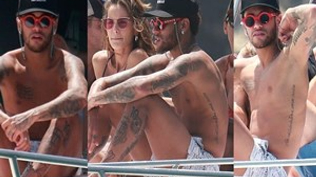 Neymar sevgilisiyle yat turuna çıktı