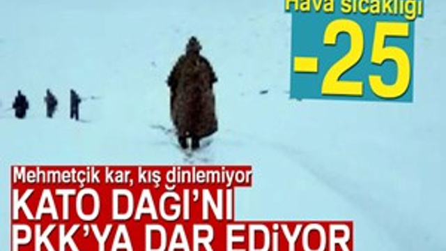 Kato Dağı'nda operasyonlar aralıksız sürüyor