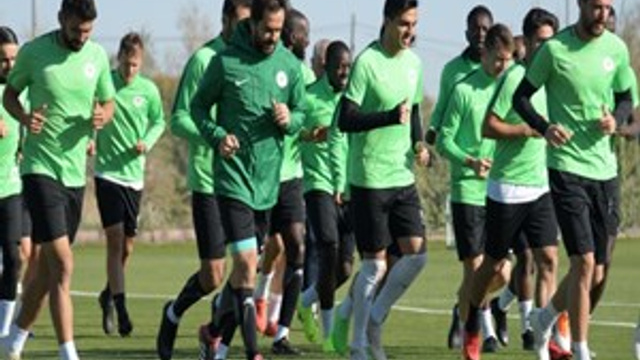 Atiker Konyaspor, DG Sivasspor hazırlıklarını sürdürüyor