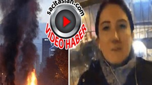 A Haber muhabirine Paris'te saldırı!