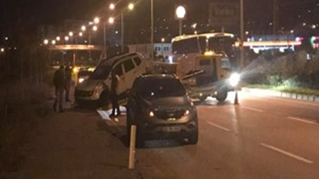 Giresun’da alkollü sürücü polislerin arasında daldı