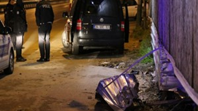 Uykuya dalan şoför kaza yaptı!