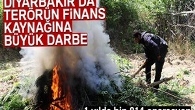 Diyarbakır polisinden terörün finans kaynağına darbe!