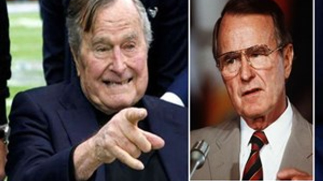 George H.W. Bush hastaneye kaldırıldı!