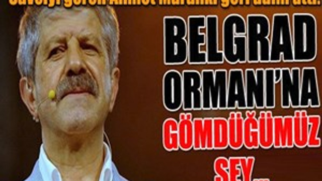 Savcıyı gören Ahmet Maranki geri adım attı