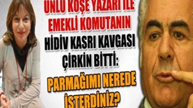 Emekli Koramiral Atilla Kıyat ile Mine Kırıkkanat arasında çirkin kavga!