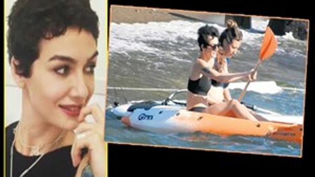 Birce Akalay'ın kıskandıran tatili