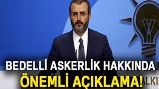 Mahir Ünal'dan flaş bedelli askerlik açıklaması!