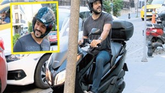 Burak Özçivit'ten trafiğe motorlu çözüm!