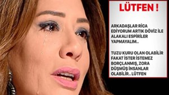 Işın Karaca'nın 'döviz' hassasiyeti!