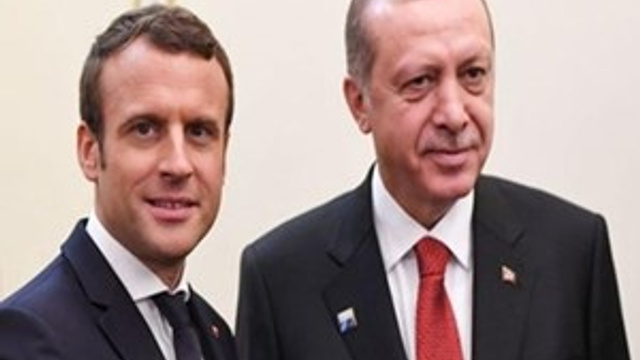 Cumhurbaşkanı Erdoğan, Macron ile görüştü