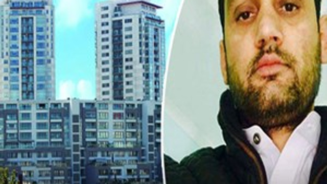 Lüks sitede tüyler ürperten dehşet anları!