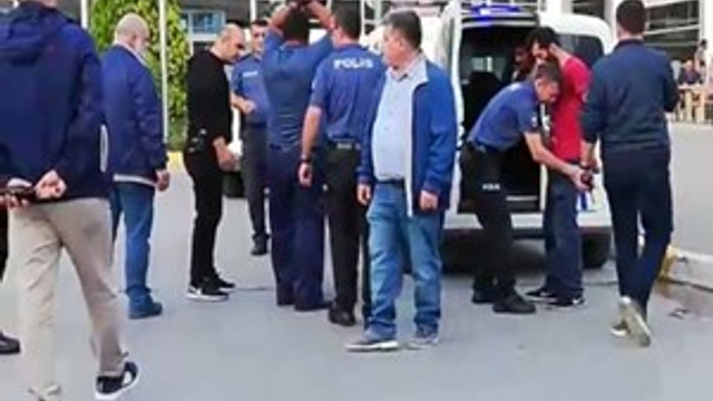 Bolu'da hastane önünde arbede!