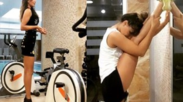 Hatice'den spor salonu paylaşımları