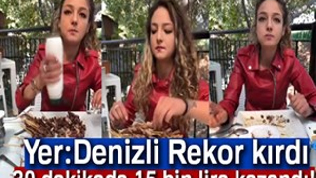 30 dakikada 15 bin lira kazandı!