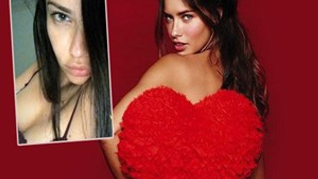 Adriana Lima yatağından paylaştı!