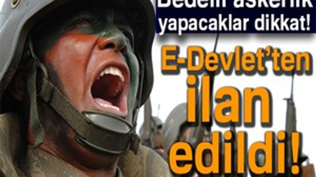Bedelli askerlik yapacaklar bu uyarıya dikkat!