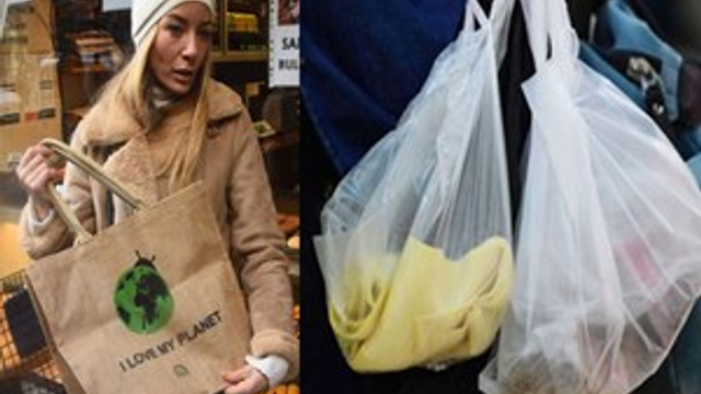 Bade İşçil de 'Naylon poşete Hayır' diyor