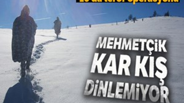 Doğu Karadeniz Yaylaları'nda eksi 10'da terör operasyonu