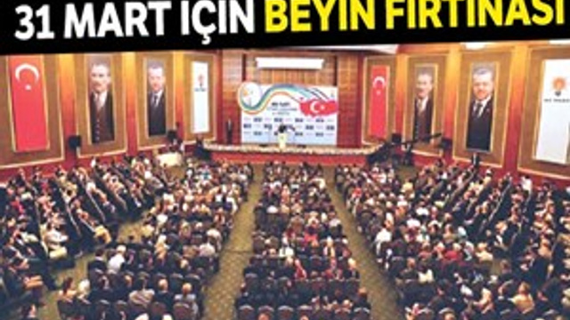 31 Mart için beyin fırtınası