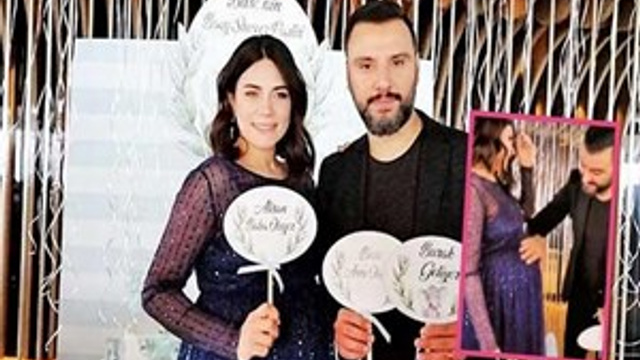 Alişan - Buse çiftinden Burak için baby shower
