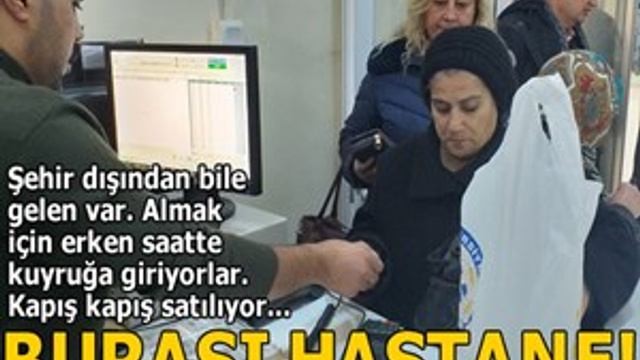 Bu hastaneye gelen alışveriş yapmadan çıkmıyor